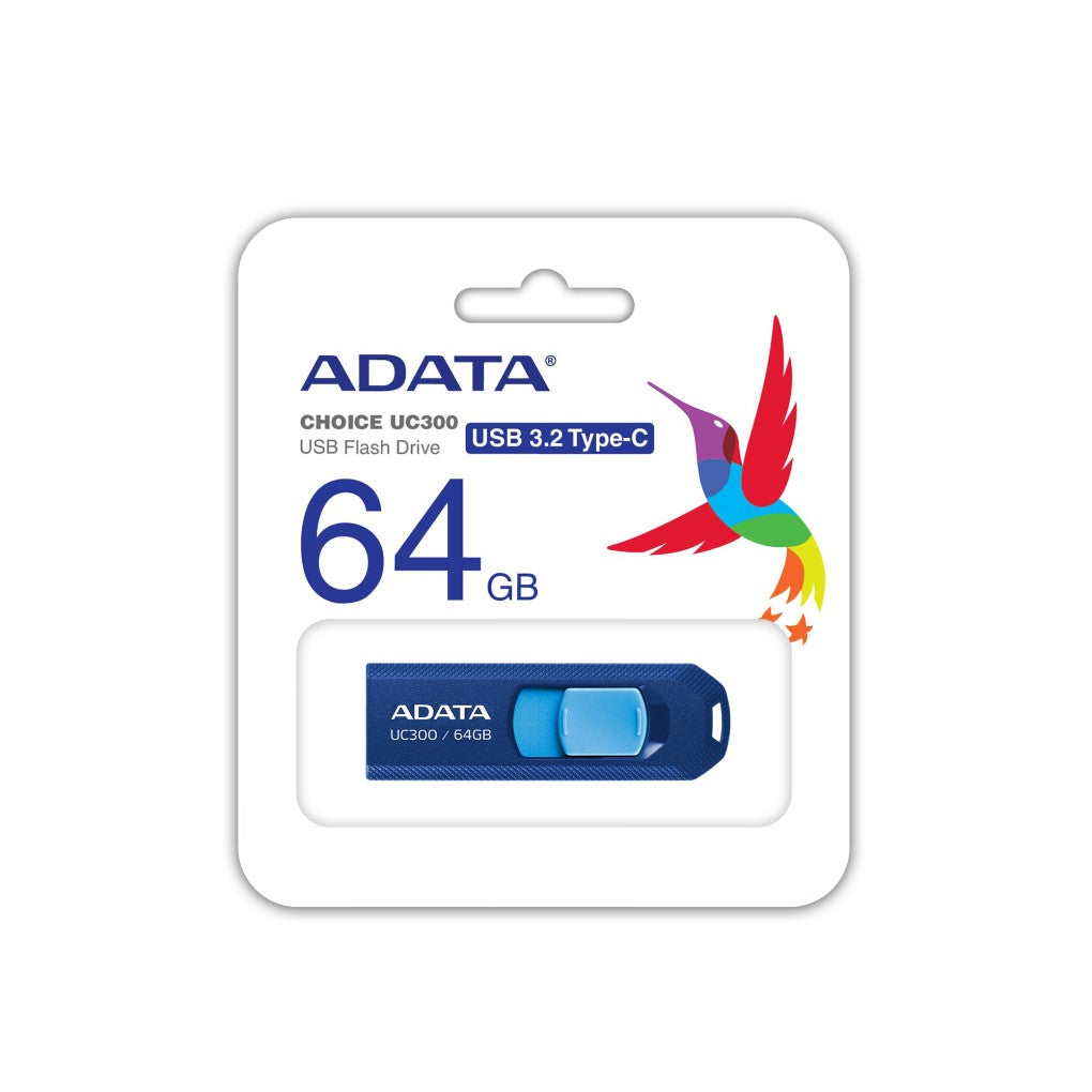 Memoria Flash USB 3.2 Adata 64GB UC300 TIPO C
