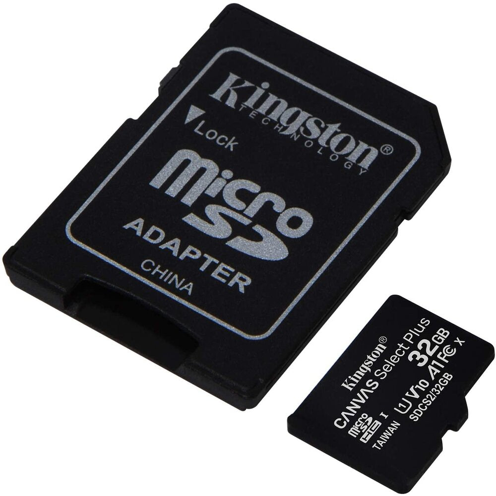 Kingston Tarjeta microSDHC 32GB C10 UHS-I Adaptador microSD