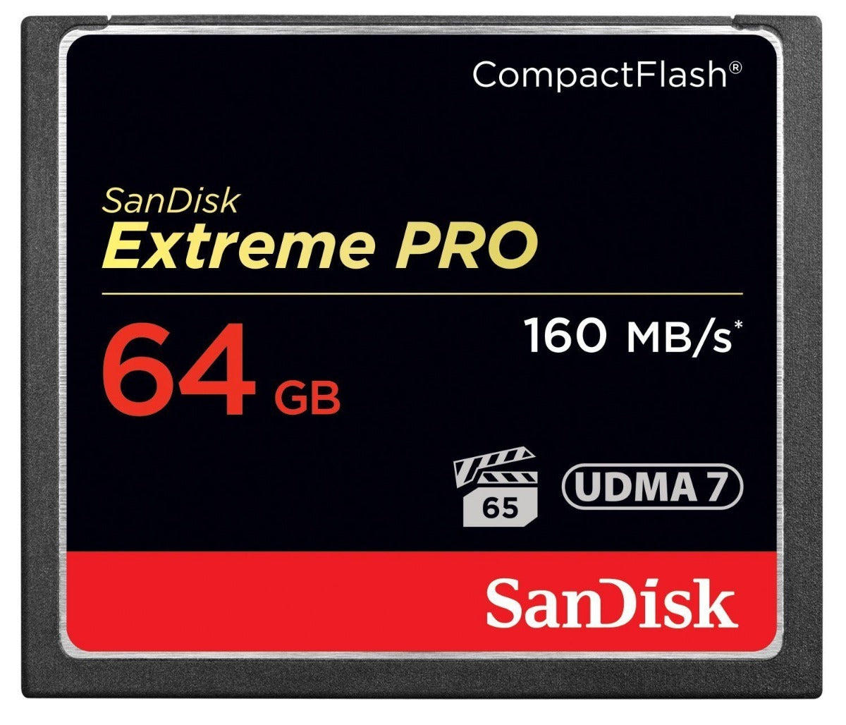Memoria Compact Flash Sandisk Extreme Pro 64 GB Video 4K