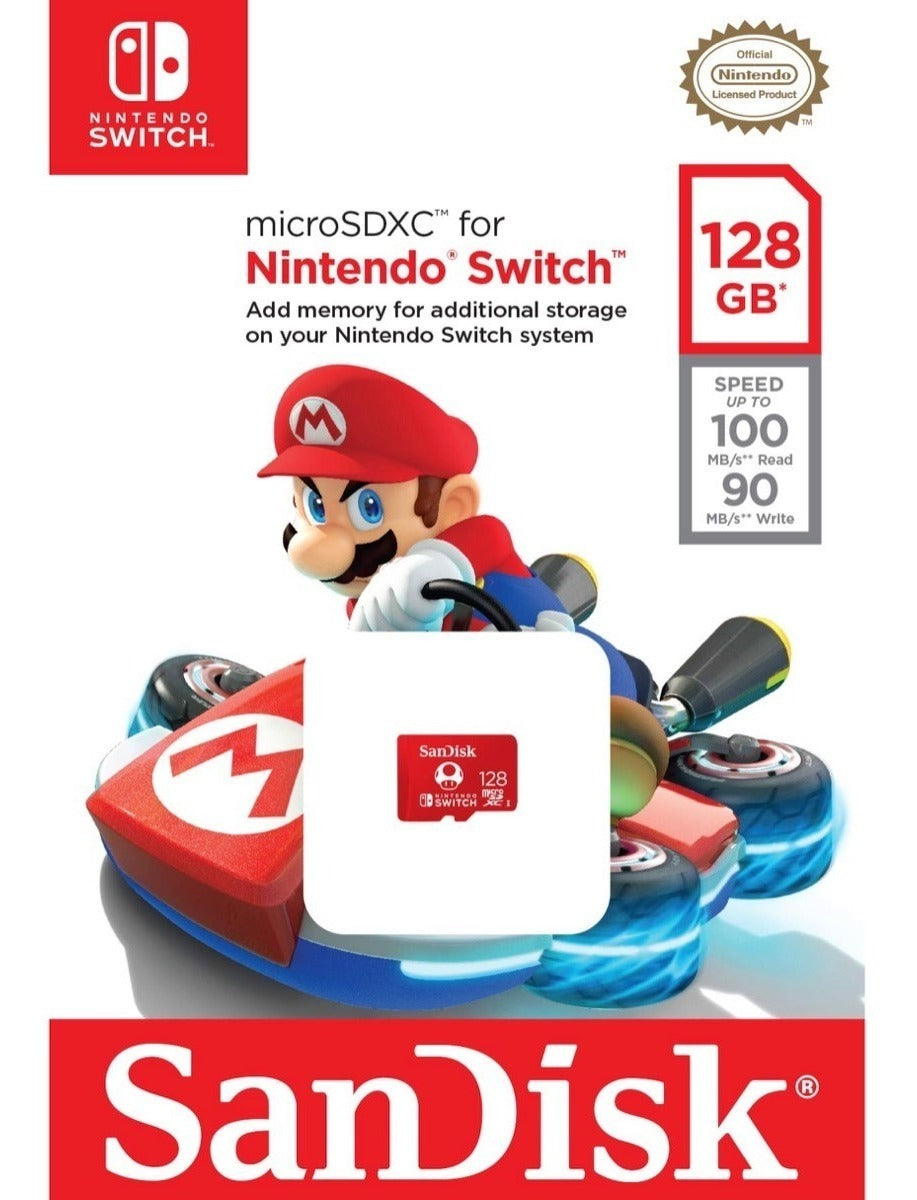 Memoria Micro SD Nintendo Switch UHS-I Sandisk SDSQXAO 128GB