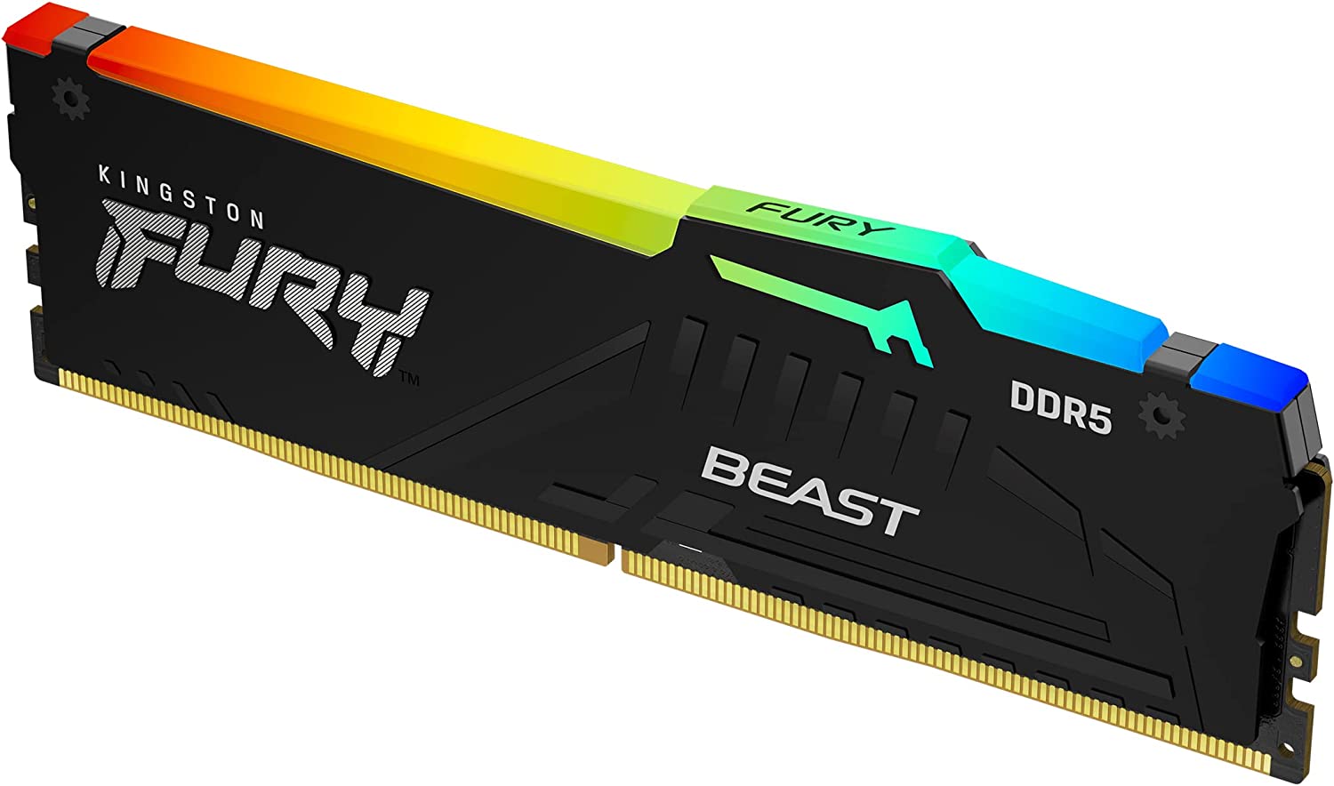 Memoria RAM DDR5 Kingston Fury Beast RGB 16GB 5200MT/s CL40