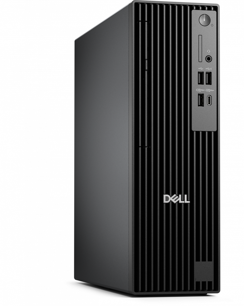 PC's de Escritorio | DELL 3000199933783.1001 — Computadora Pro Slim QCS1250, Intel Core Ultra 7 265, 16GB, 1TB SSD, Wi-Fi, Windows 11 Pro + Teclado/Mouse
