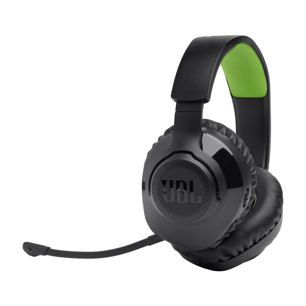 Audífonos | JBL JBLQ360XWLBLKGRNAM — Audífonos Gamer con Micrófono Quantum 360X, Bluetooth, Inalámbrico, USB-C, para Xbox One/Xbox Series X|S/Nintendo Switch/PC/Mac, Negro/Verde