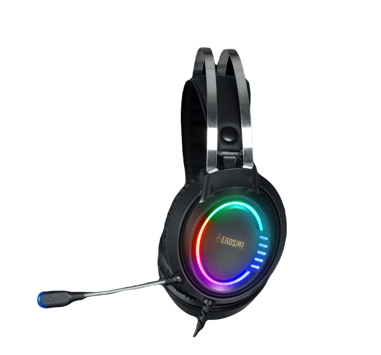 Audífonos | GAMDIAS EROS M3 — Audífonos Gamer , Alámbrico, 1.8 Metros, USB, Negro