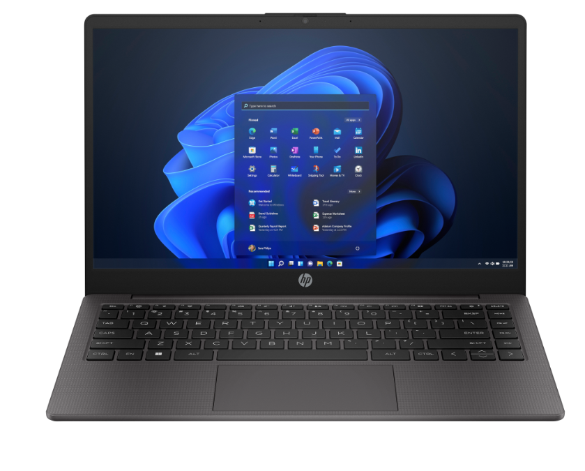 Laptops | HP BM4G5AT-W11PRO-V1 — Laptop 245 G10, 14" 1366x768 HD, AMD Ryzen 3 7330U, 16GB, 512GB SSD, Windows 11 Pro, Español