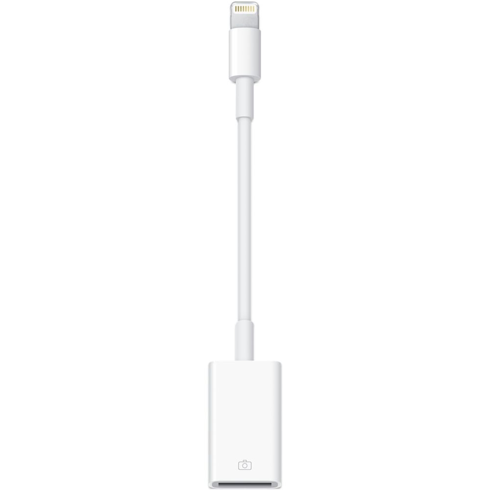 Adaptadores / Cables para Apple | APPLE MD821AM/A — Adaptador Lightning Macho - USB 2.0 Hembra, Blanco, para iPod/iPhone/iPad
