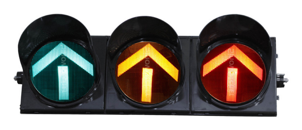 Semáforos y Señalización | DAHUA FX300-3H-I3022HSA — Flechas Directoras , 3 Caras, Rojo/Amarillo/Verde