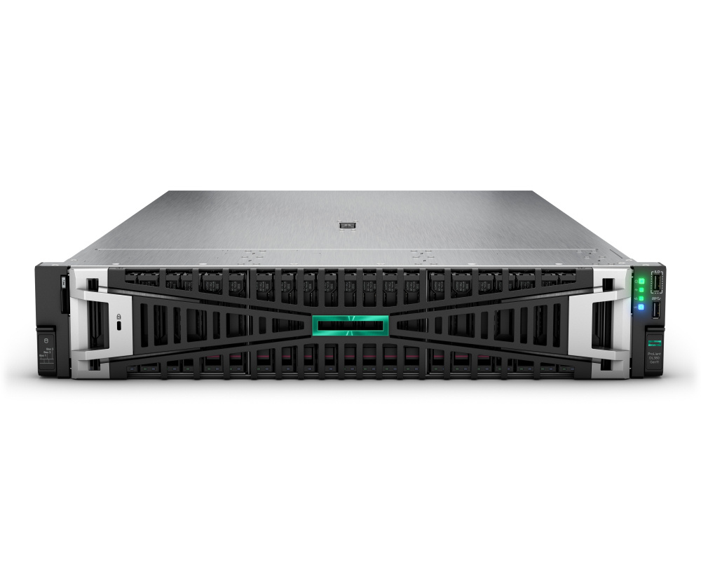 Servidores | HP ENTERPRISE P81432-DM5 — Servidor HPE ProLiant DL380 Gen11, Intel Xeon Gold 5515+, 64GB DDR5, 960GB, 2.5/3.5", SATA III, 2U - no Sistema Operativo Instalado