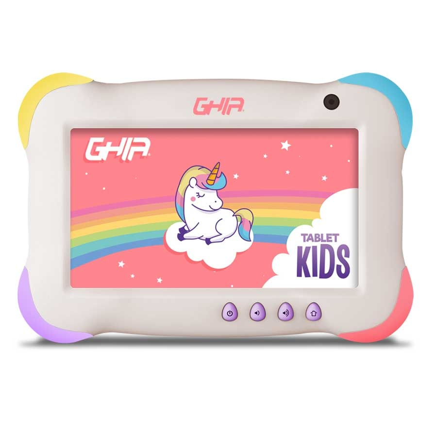 Tablets | GHIA GK133U — Tablet para Niños 7 Kids 7" 1024x600, 16GB, 1GB RAM, Android 11 Go Edition, Violeta
