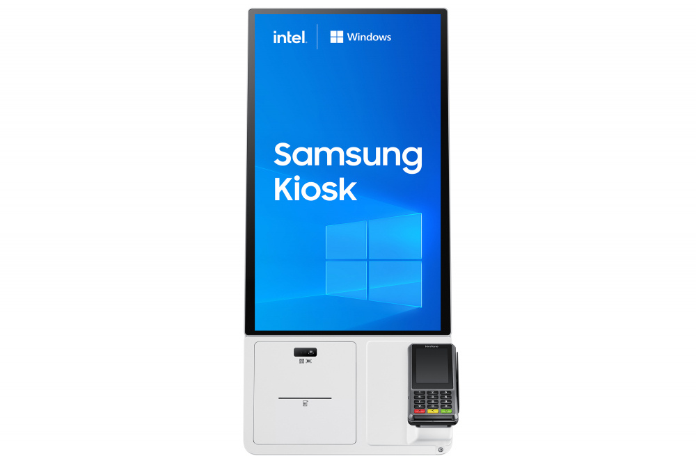 Pantallas Comerciales | SAMSUNG KM24C — Smart Signage Pantalla Comercial LCD Táctil 24", Full HD, Blanco