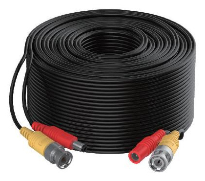 Cables Coaxiales | HIKVISION DS-1LH1S2C-20 — Cable Coaxial BNC/DC Hembra - BNC/DC Macho, 20 Metros