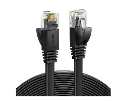 Cables Patch | UGREEN 50174 — Cable Patch Plano Cat6a RJ-45 Macho - RJ-45 Macho, 2 Metros, Negro