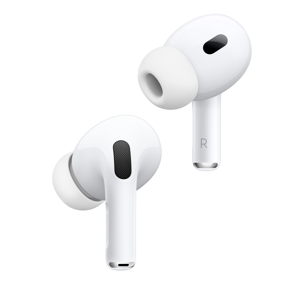 AirPods | APPLE MTJV3AM/A — AirPods Pro 2da. Generación, Inalámbrico, Bluetooth, USB-C, Blanco - Incluye Estuche de Carga Inalámbrico y Alámbrico