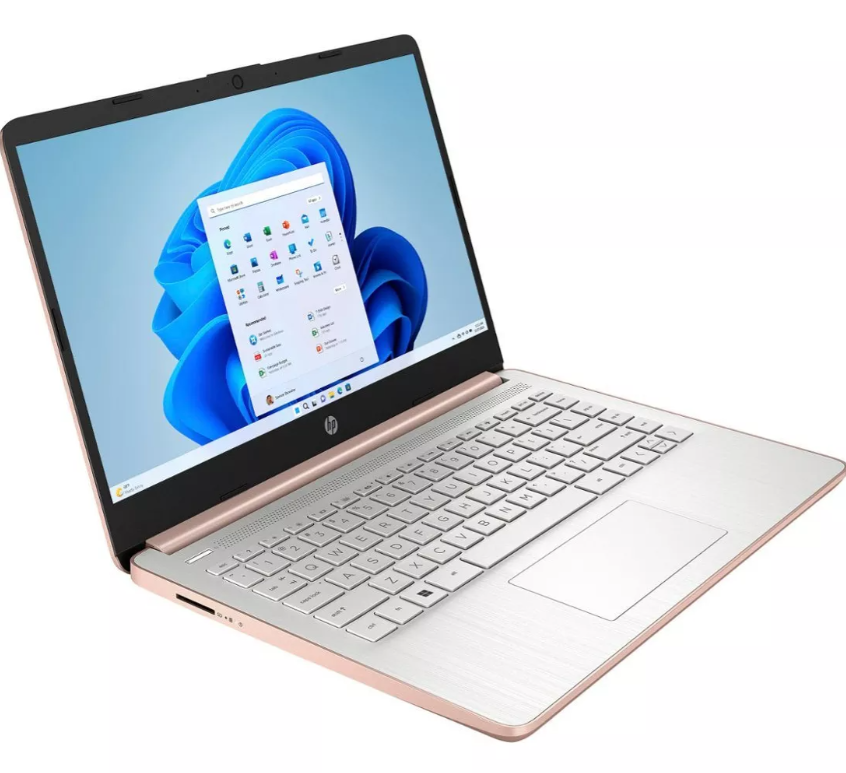 Laptops | HP 14-dq0762dx — Laptop , 14" 1366x768 HD, Intel Celeron N4120, 4GB, 128GB SSD, Windows 11 Home, Español
