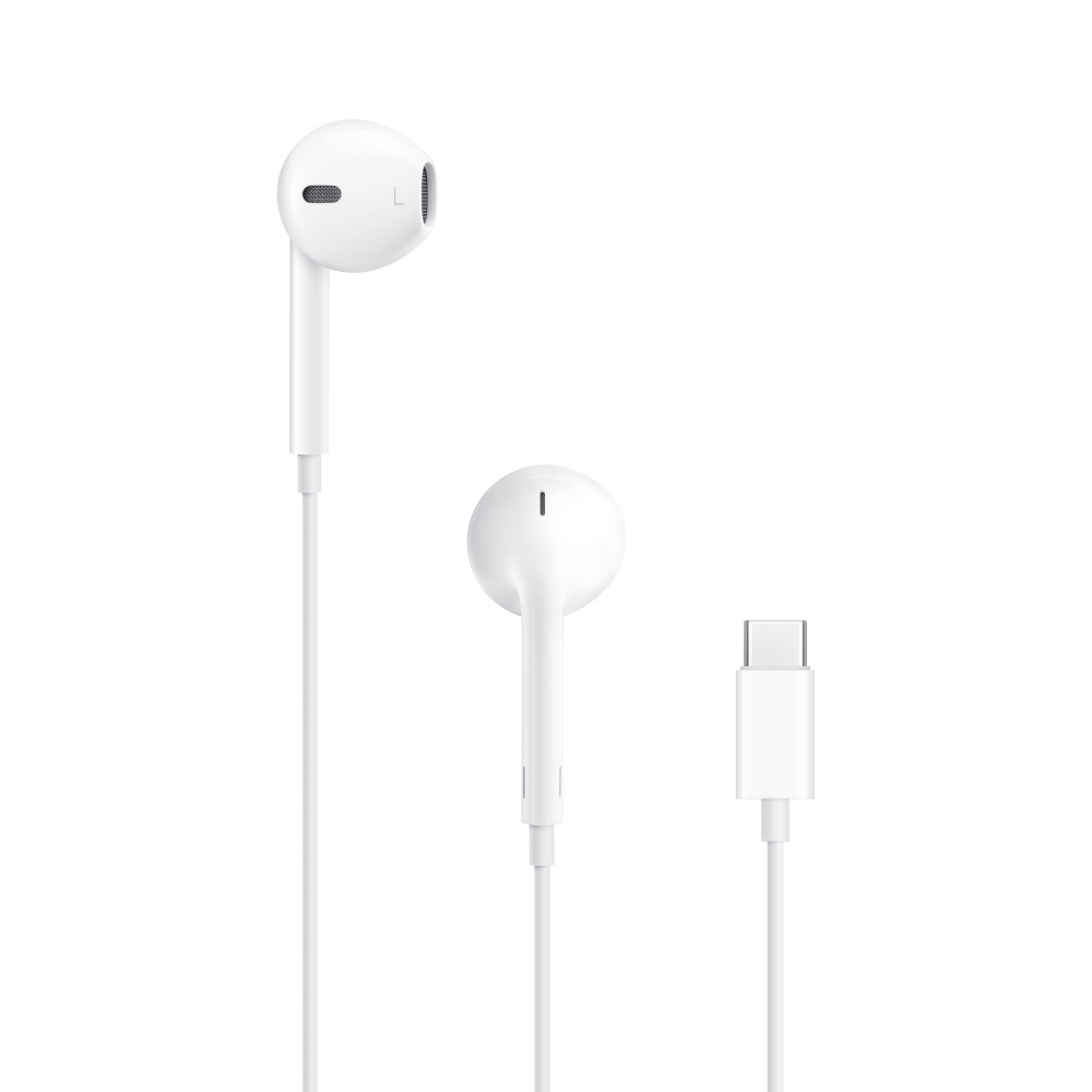 AirPods | APPLE MTJY3AM/A — EarPods con Control Remoto, Alámbrico, USB-C, Blanco