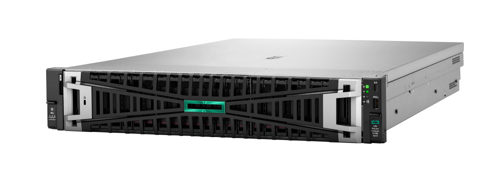 Servidores | HP ENTERPRISE P91112-DM5 — Servidor HPE ProLiant Compute DL380 Gen12, Intel Xeon 6520P, 64GB DDR5, máx. 360TB, 2.5", NVMe/SAS/SATA, 2U - no Sistema Operativo Instalado