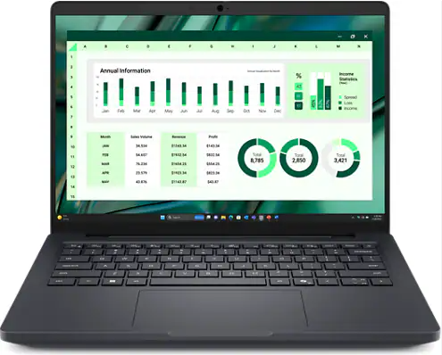 Laptops | DELL 3000194767816.5 — Laptop Pro Max 14, 14" 1920x1080 Full HD, Intel Core Ultra 7 265H, NVIDIA RTX 500, 32GB, 1TB SSD, Windows 11 Pro, Español