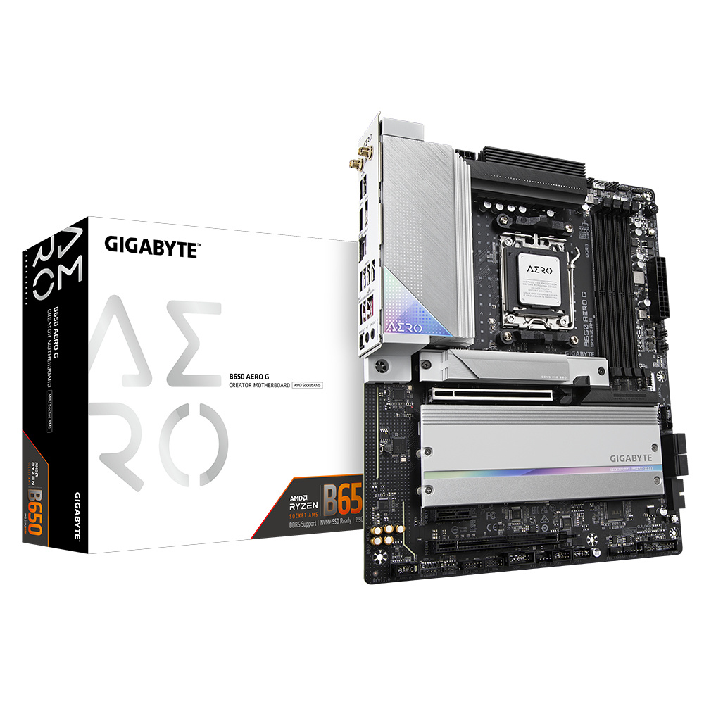 Tarjetas Madre | GIGABYTE B650 AERO G — Tarjeta Madre , ATX, Socket AM5, AMD B650, 192GB DDR5, HDMI/DP para AMD