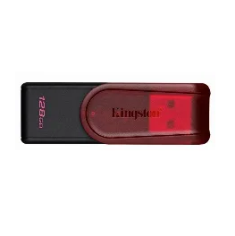 Memorias USB | KINGSTON KC-U3C128-7TR — Memoria USB , 128GB, USB-A 3.2 Gen 1, Negro/Rojo