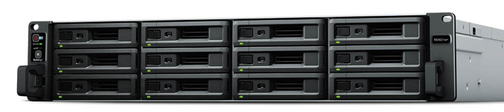 Servidores NAS | SYNOLOGY RS3621XS+ — Servidor NAS RackStation de 12 Bahías, Intel Xeon D-1541 2.10GHz, 8GB DDR4, USB 3.0, Negro ― no Incluye Discos Duros