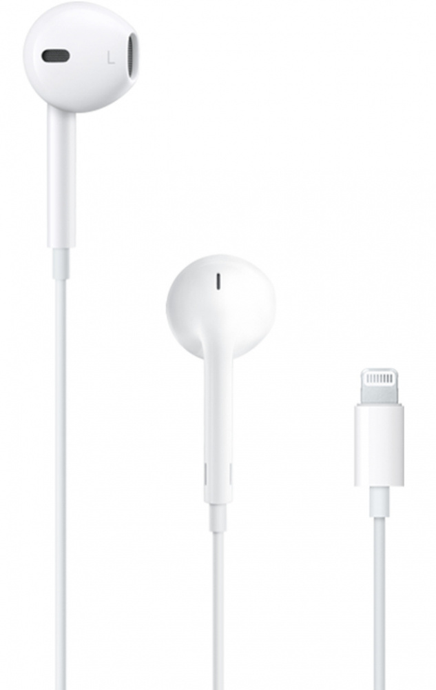 AirPods | APPLE MWTY3AM/A — EarPods, Alámbrico, Lightning, Blanco
