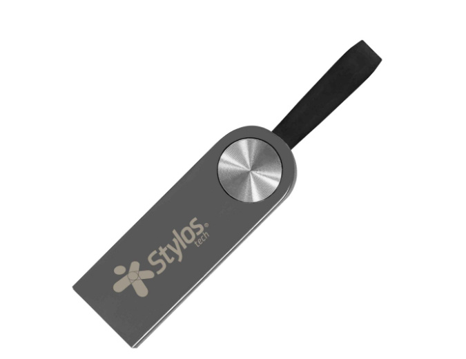 Memorias USB | STYLOS STMUS316B — Memoria USB ST300, 16GB, USB-A 2.0, Lectura 80MB/s, Escritura 50MB/s, Gris
