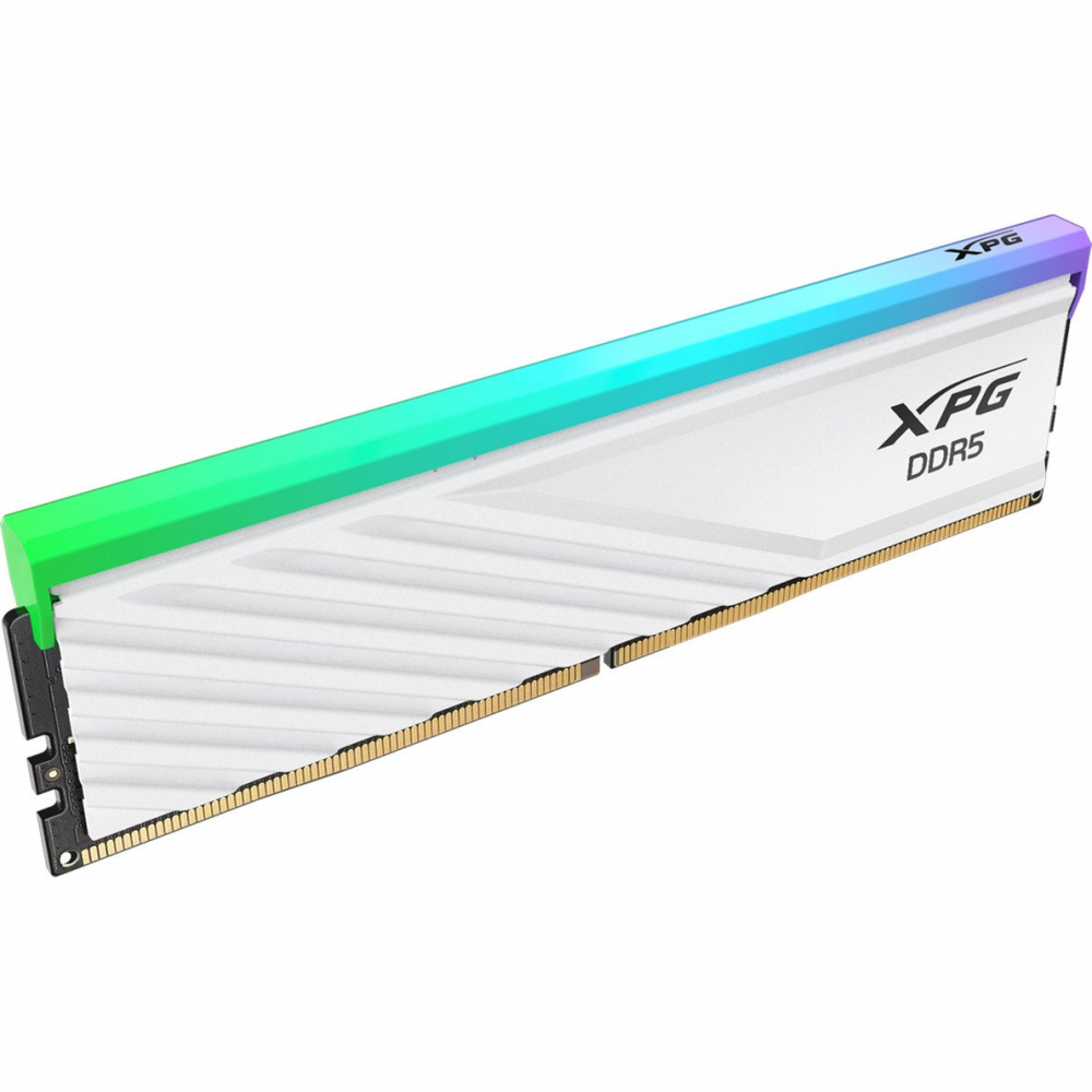 Memorias RAM para PC | ADATA AX5U6000C3624G-SLABRWH — Memoria RAM Lancer Blade RGB DDR5, 6000MHz, 24GB, CL36, XMP, Blanco