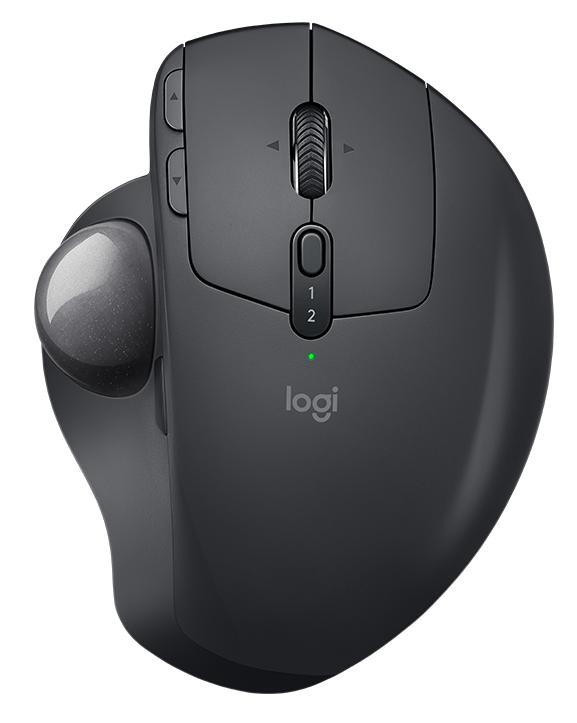 Mouse | LOGITECH 910-005177 — Mouse Ergonómico Trackball MX Ergo, Inalámbrico, Bluetooth, 380DPI, Negro