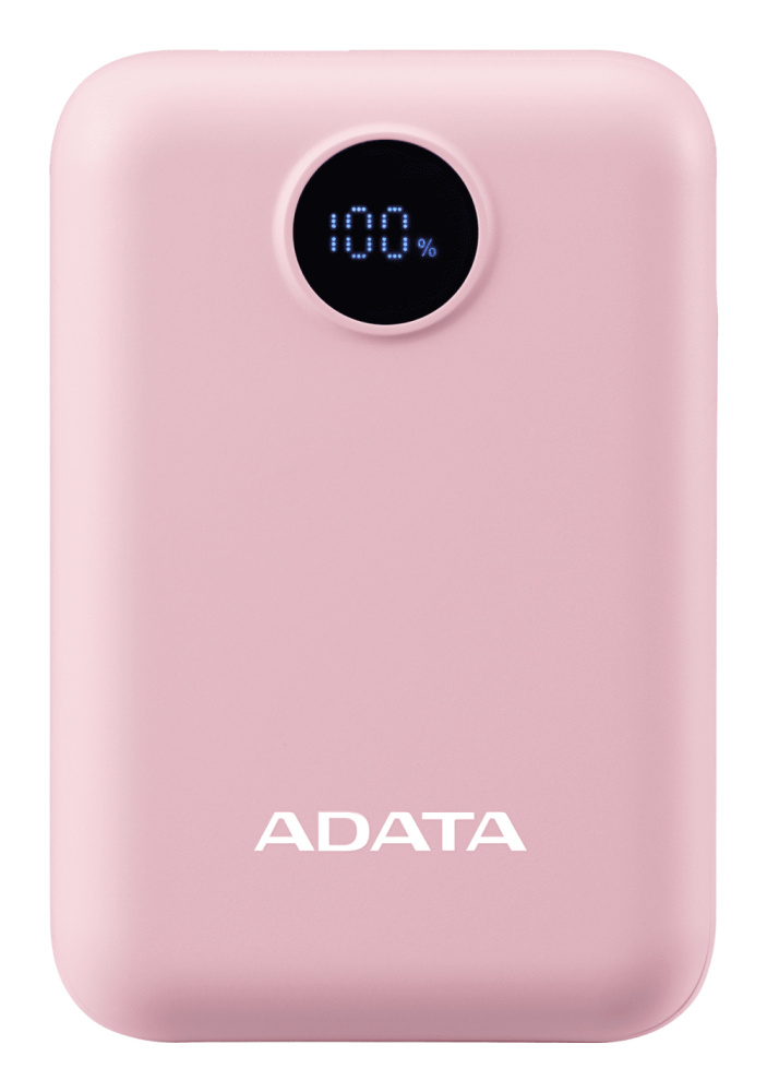 Cargadores Portátiles | ADATA PC10022-12PK — Cargador Portátil Power Bank C10022, 10.000mAh, Rosa