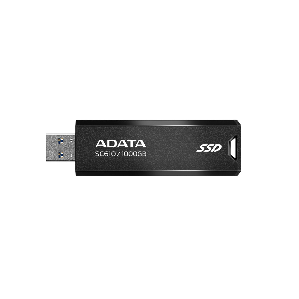 SSD's Externos | ADATA SC610-1000G-CBK/RD — SSD Externo SC610, 1TB, USB-A, Negro