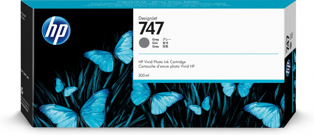 Cartuchos | HP P2V86A — Cartucho 747 Gris, 300ml