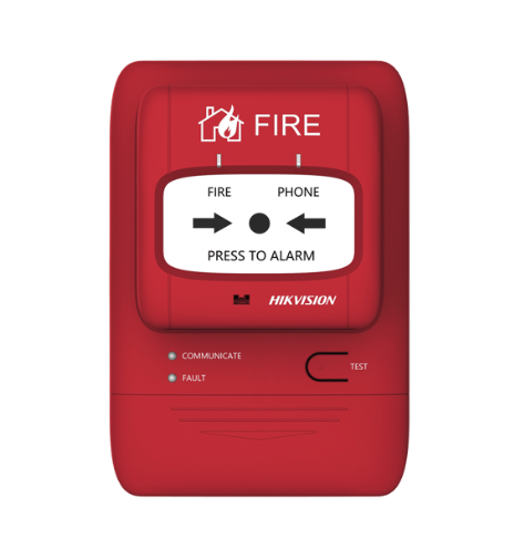Estaciones Manuales de Emergencia | HIKVISION J-SAP-HK1104 — Estación de Pánico de Emergencia , Alámbrico, 24V