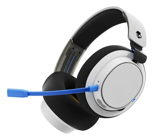 Audífonos | SKULLCANDY 810045689685 — Audífonos Gamer SLYR Pro para PlayStation/Xbox One/Nintendo Switch/PC/MAC/Smartphone, Inalámbrico, USB, Blanco/Azul