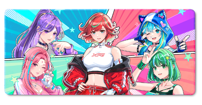 Mousepads | XPG FRONTLINEXL XTREMESAGA06-BKCWW — Mousepad Gamer Frontline XL Xtreme Saga 06, 90cm x 400mm, Grosor 3mm