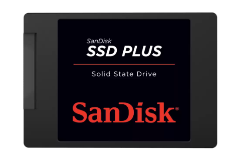 SSD | SANDISK SDSSDA-1T00-G28 — SSD Plus, 1TB, 2.5", SATA III, 515 MB/s Escritura, 545 MB/s Lectura