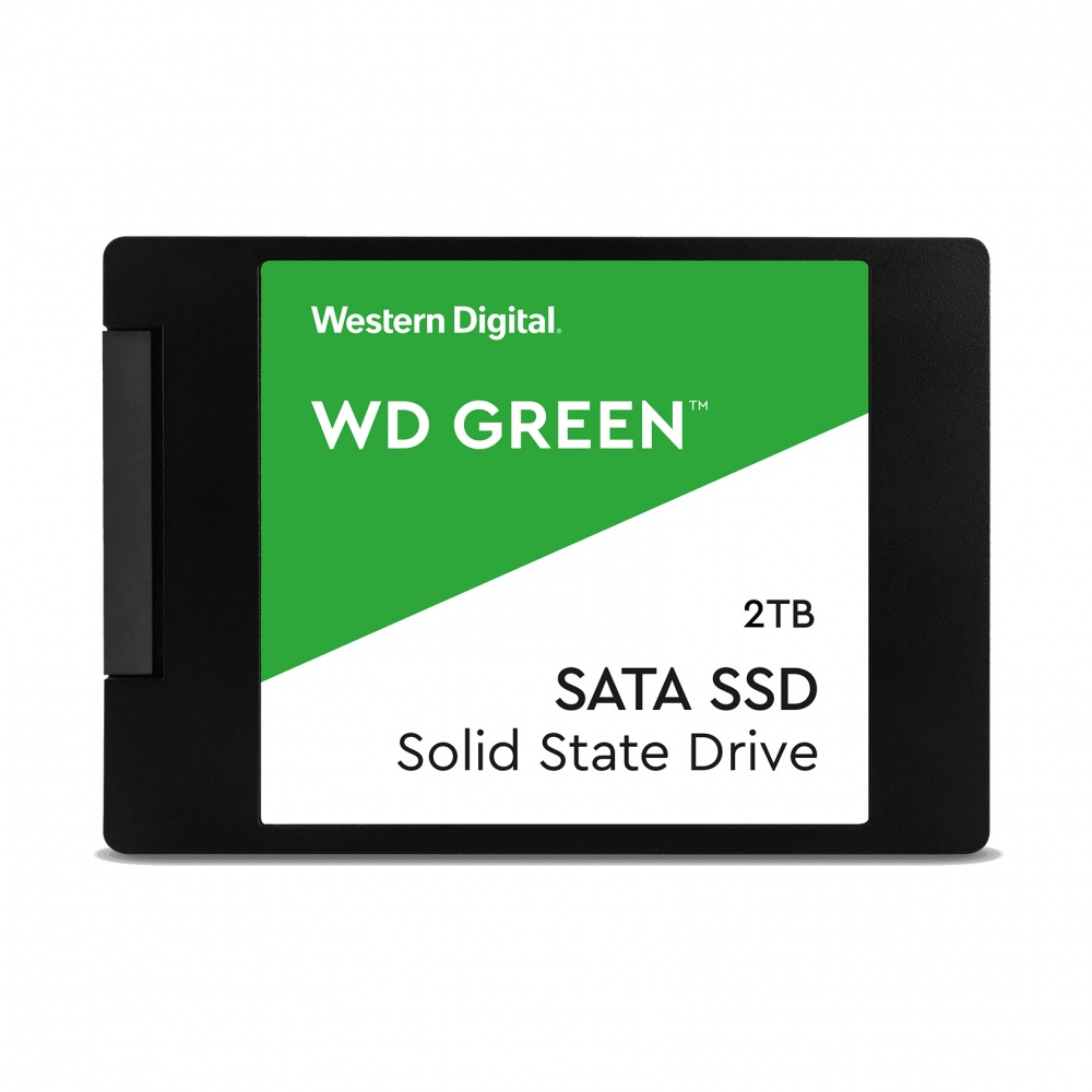 SSD | WESTERN DIGITAL WDS200T2G0A — SSD WD Green, 2TB, 2.5", SATA III, 545 MB/s Lectura