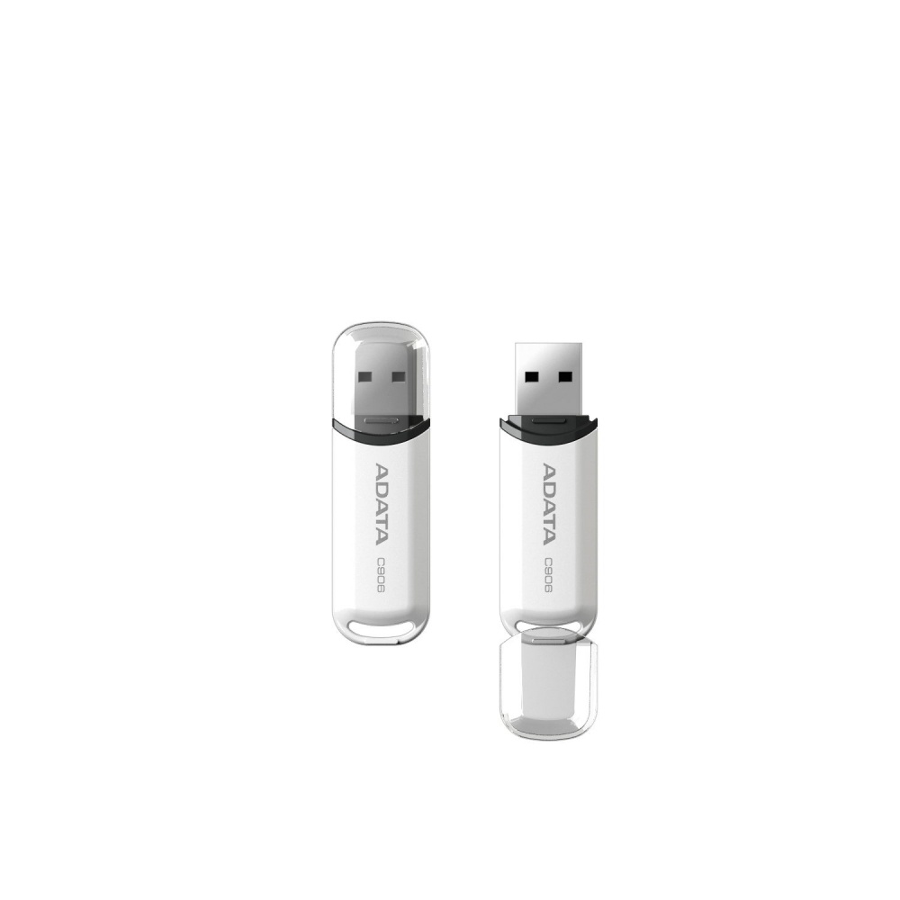 Memorias USB | ADATA AC906-16G-RWH — Memoria USB C906, 16GB, USB-A 2.0, Blanco