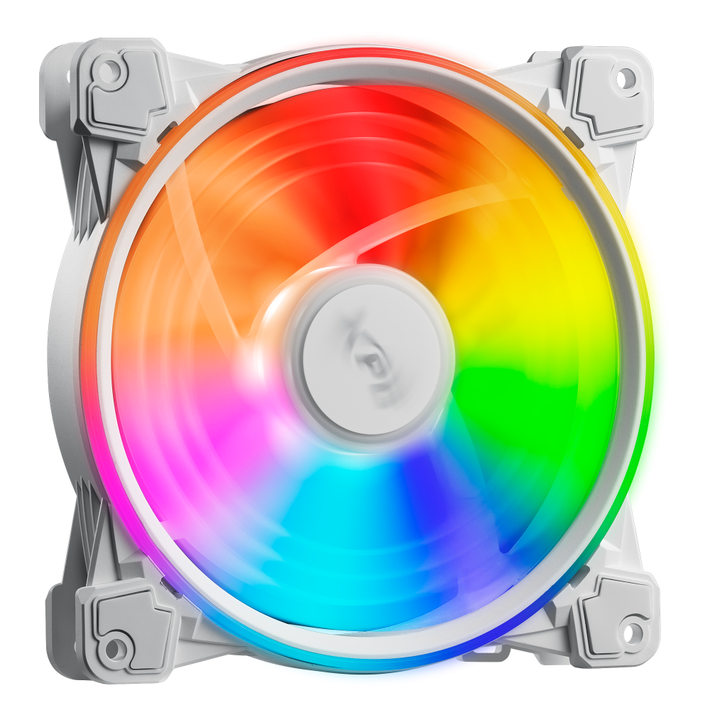 Ventiladores | XPG HURRICANE140ARGBPWM-WHCWW — Ventilador Hurricane 140 ARGB PWM, 140mm, 1800RPM, ARGB, Blanco