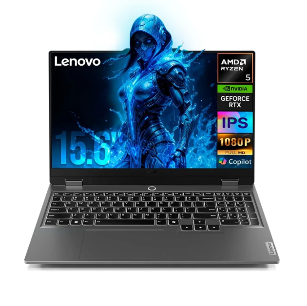 Laptops | LENOVO 83JC00LYUS64GB-ROW — Laptop Gamer 15ARP9, 15.6" 1920x1080 Full HD, AMD Ryzen 5 7235HS, NVIDIA GeForce RTX 4050, 64GB, 512GB SSD, Windows 11 Home, Inglés