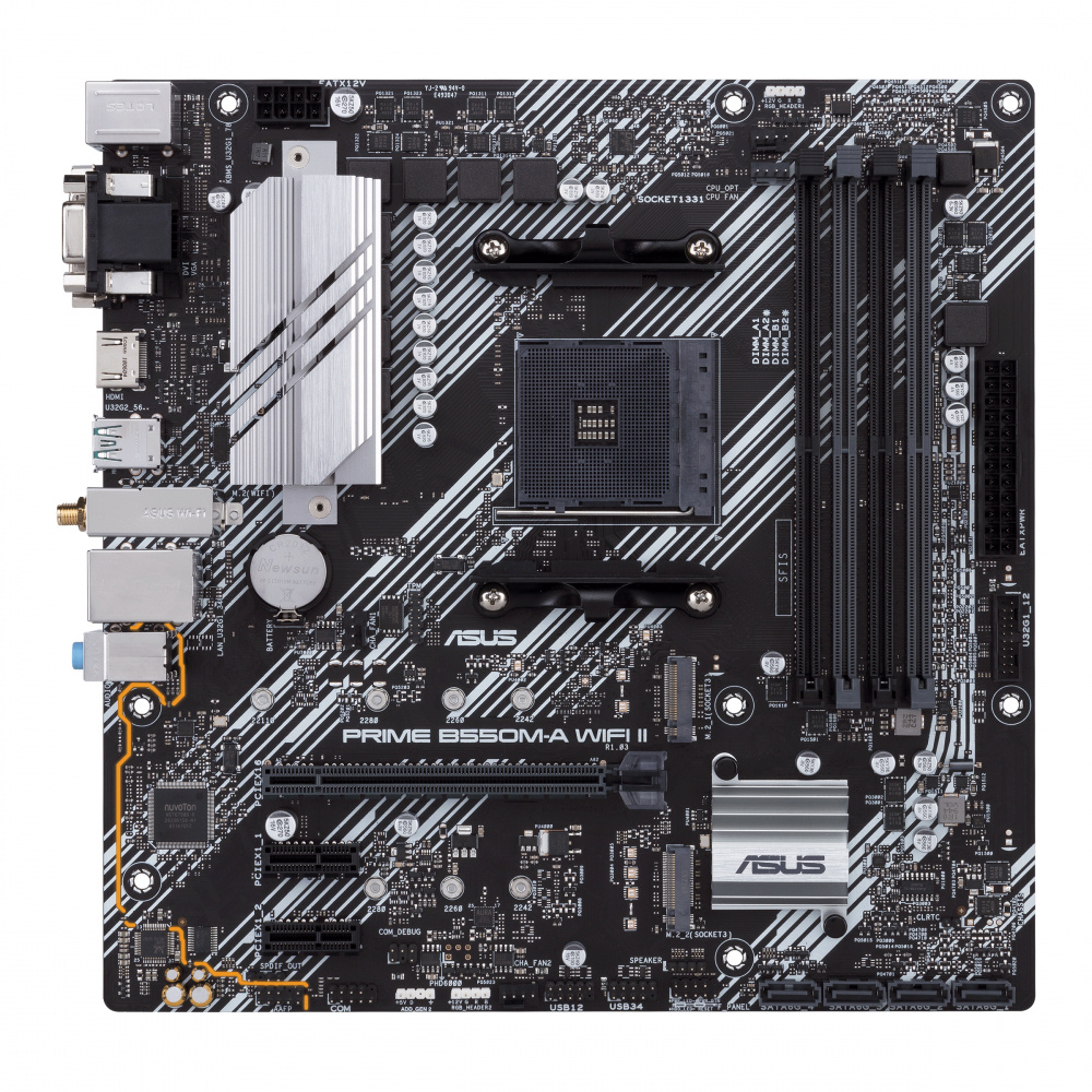 Tarjetas Madre | ASUS 90MB19X0-MVAAY0 — Tarjeta Madre PRIME B550M-A WIFI II, Micro-ATX, Socket AM4, AMD B550, 128GB DDR4, HDMI para AMD