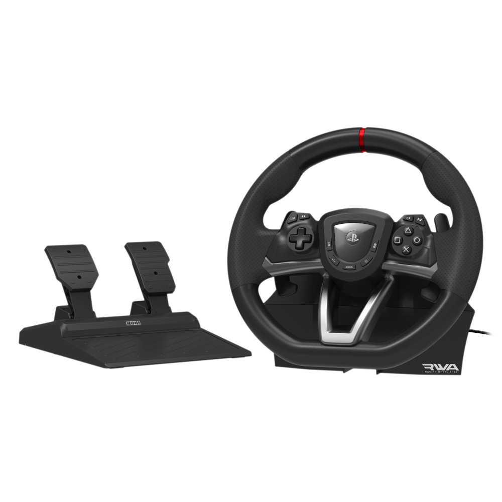Volantes para Simulador | HORI SPF-004U — Volante + Pedales Apex Racing Wheel, PC/PlayStation 4/PlayStation 5