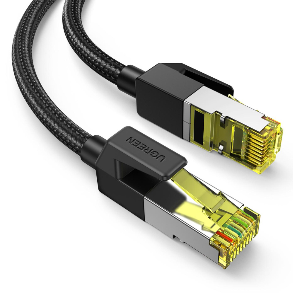 Cables Patch | UGREEN 80425 — Cable Patch Cat7 F/FTP RJ-45 Macho - RJ-45 Macho, 5 Metros, Negro