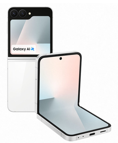Celulares | SAMSUNG SAM-ZFLIP 7 FE-8+256-BLANCO DS — Galaxy Z Flip7 FE 5G 6.72" Dual SIM, 256GB, 8GB RAM, Blanco