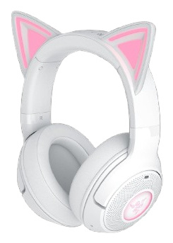 Audífonos | RAZER 840272918524 — Audífonos Gamer con Micrófono Kraken Kitty V2 BT, Bluetooth, Inalámbrico, USB-C, para PC, Blanco