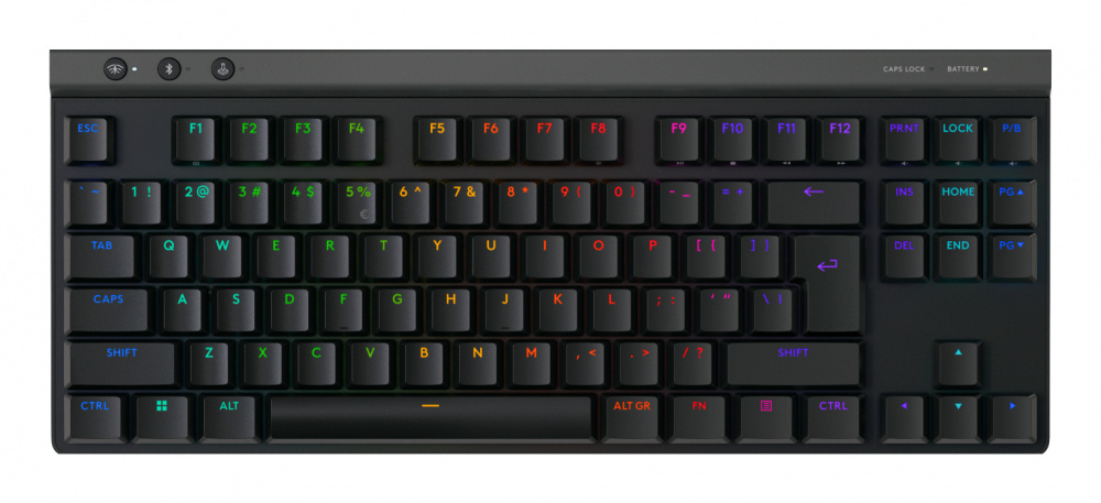 Teclados | LOGITECH 920-012423 — Teclado Gamer G515 LIGHTSPEED TKL LED RGB TKL, Teclado Mecánico, GL Tactile, Inalámbrico, RF Inalámbrico/Bluetooth, Negro, Inglés
