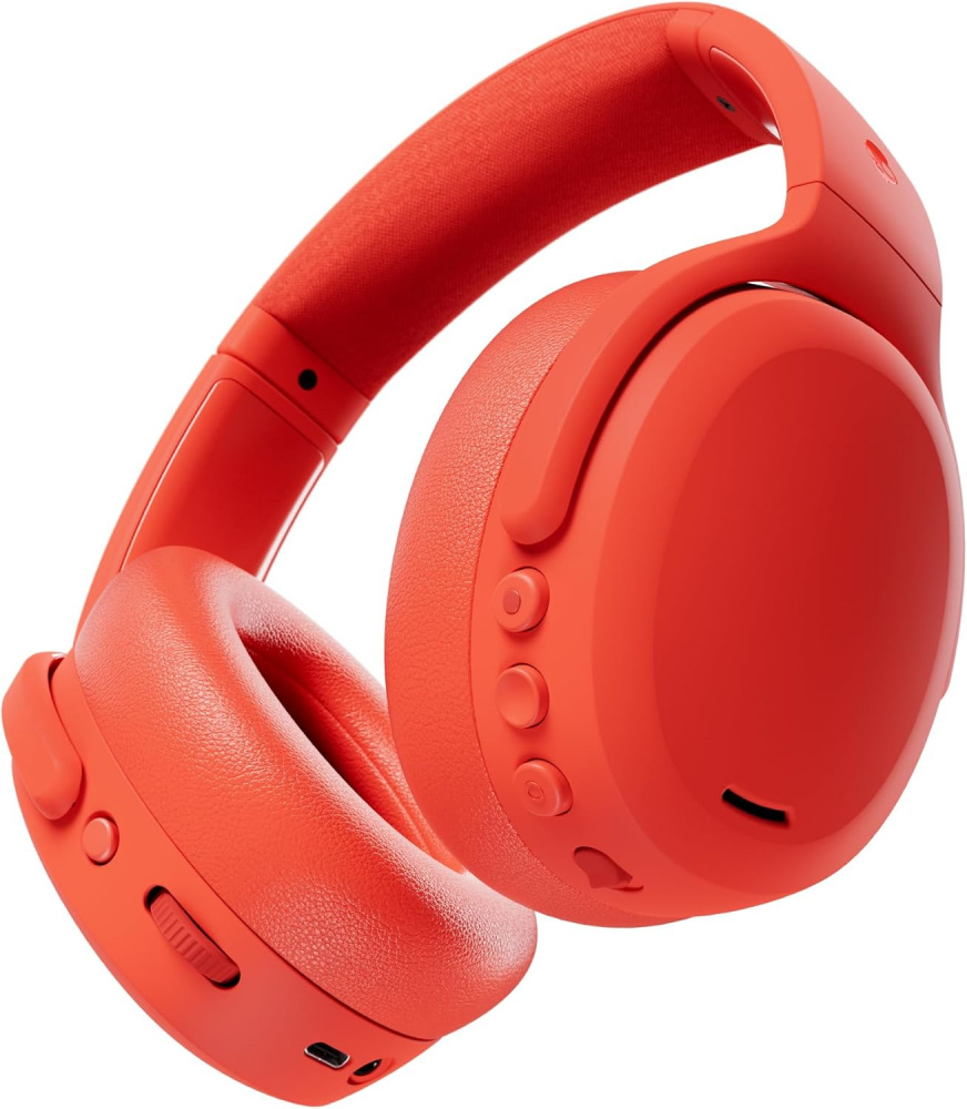 Audífonos | SKULLCANDY ‎S6CAW-S801 — Audífonos con Micrófono Crusher ANC 2, Bluetooth, Cancelación de Ruido, Alámbrico, USB-C, Naranja