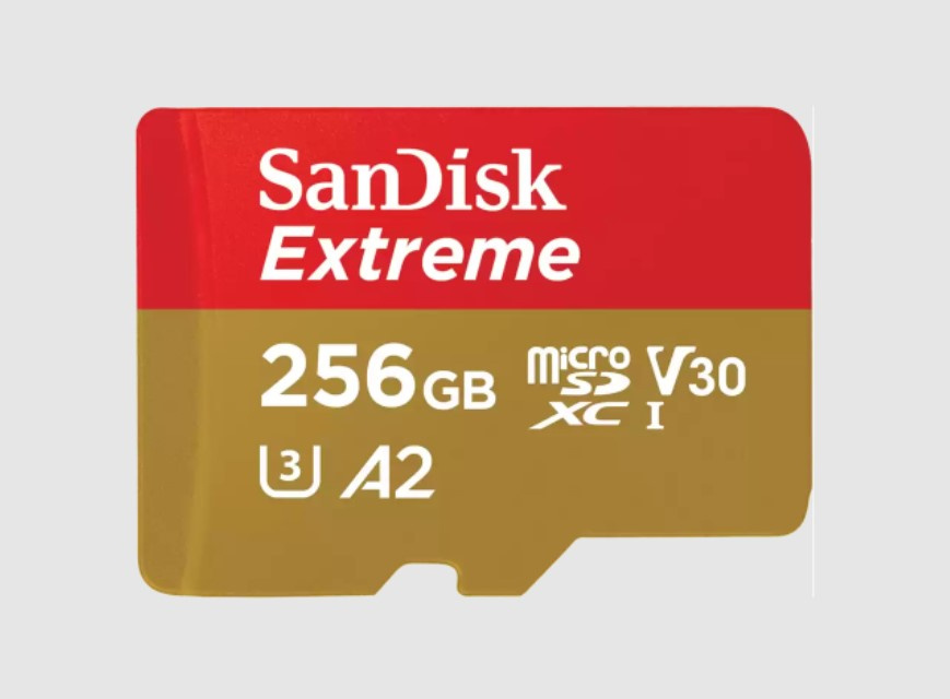 Memorias Flash | SANDISK SDSQXAV-256G-GN6MA — Memoria Flash Extreme, 256GB MicroSDXC UHS-I Clase 3, con Adaptador