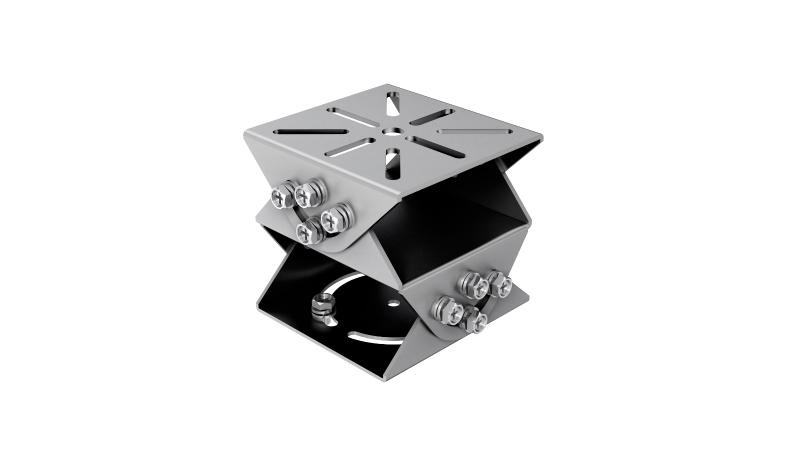 Cajas de Conexiones | HIKVISION DS-1232ZJ-T/BJH/ANTI-CORROSION — Caja de Conexiones DS-1232ZJ-T, Plata
