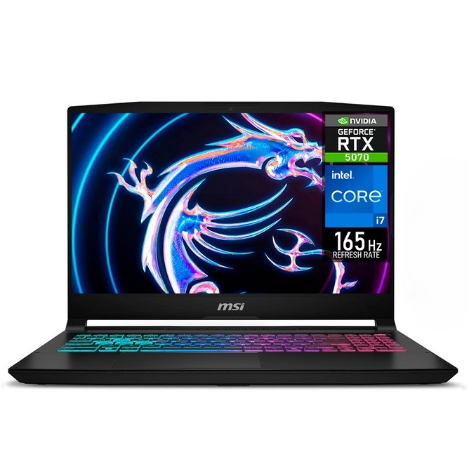 Laptops | MSI KT15I-5070CI7641TM-ROW — Laptop Gamer Katana 15HX293, 15.6" 2560x1440, Intel Core i7-14650HX, NVIDIA GeForce RTX 5070, 64GB, 1TB SSD, Windows 11 Home, Inglés