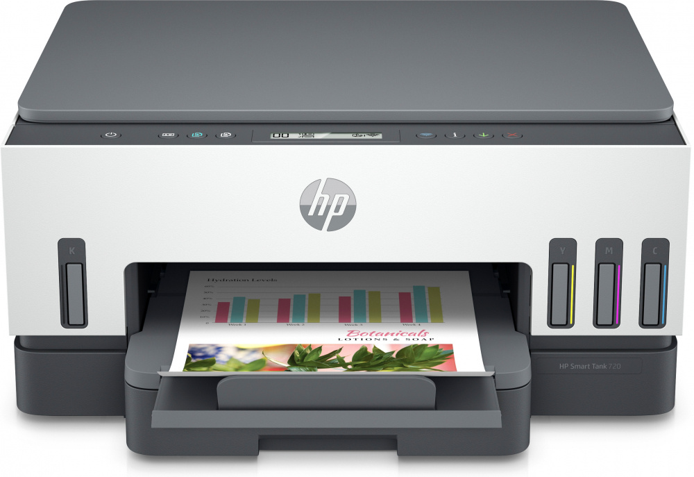 Multifuncionales | HP 6UU46A — Multifuncional Smart Tank 720, Color, Inyección, Inalámbrico, Print/Scan/Copy